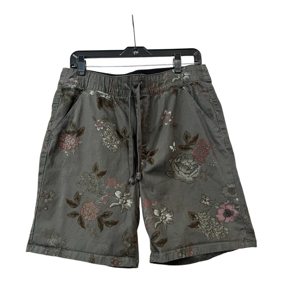 DEMOCRACY Floral Patterned Elastic waist Drawstring Womens Shorts, Size 10 NWOT - Picture 3 of 12